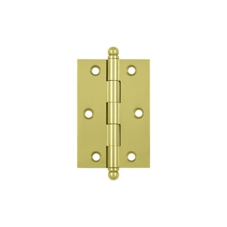 CH3020U3 Cabinet Hinges W/ Ball Tips Polished Brass, 10PK